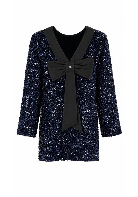 Abito con paillettes ELISABETTA FRANCHI KIDS | EFAB701 0 TV0934002